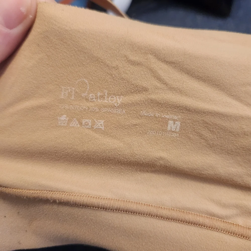 Flatley Bra Liftwear Crossover Seamless Wire-Free Sand Tan Size M